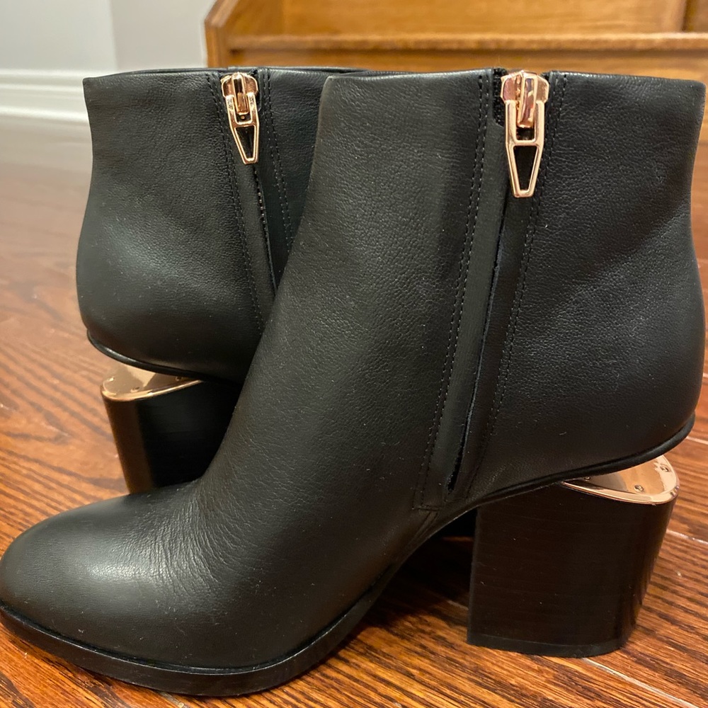 Alexander Wang Gabi Boots Rose Gold shoes size 35 new